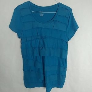 👍Merino Cotton Modal Tier Layer Top